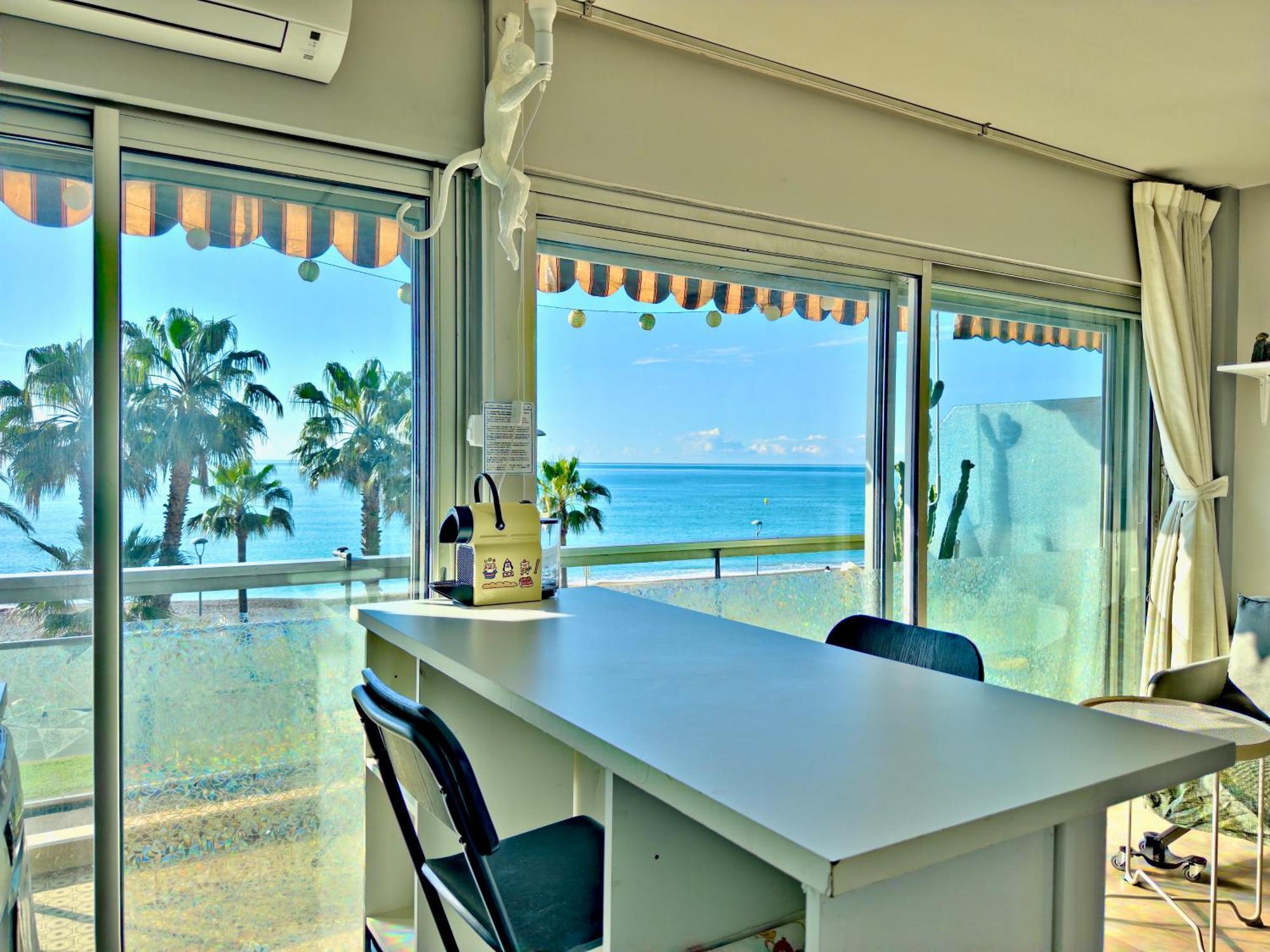 Panoramic Sea View Studio 24H Checkin Cagnes-sur-Mer Luaran gambar